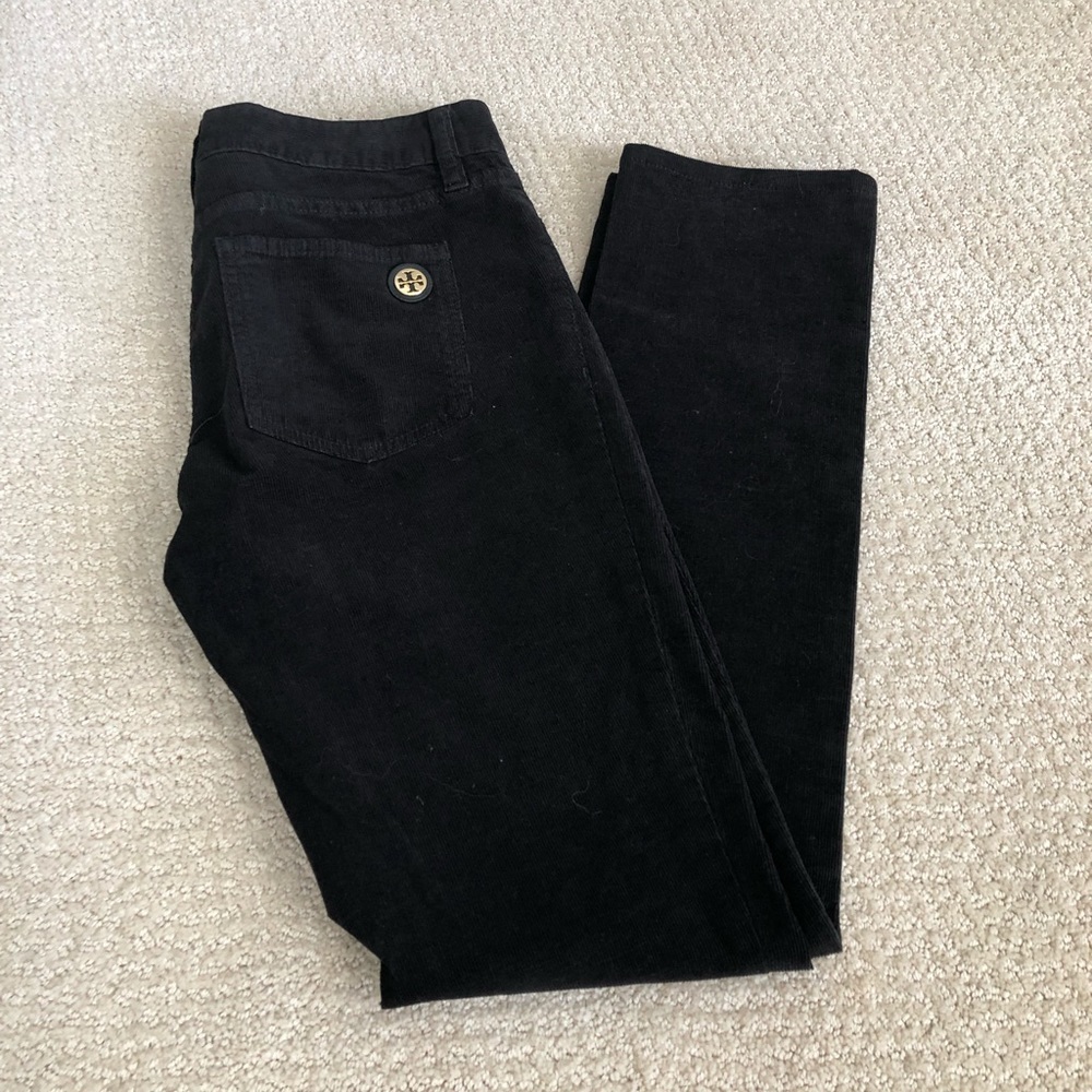 Tory Burch Black Corduroy pants